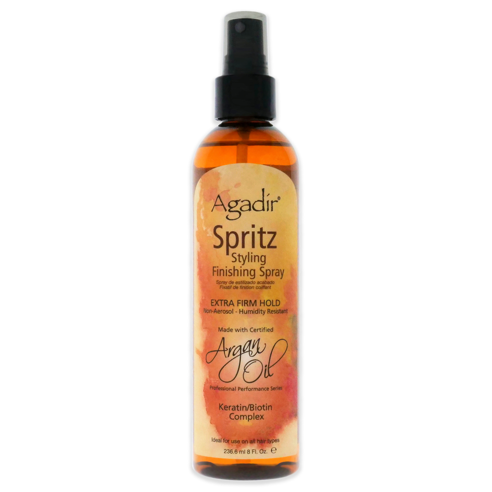 Argan Oil Spritz Styling Finishing Spray - Extra Firm Hold by Agadir 8 oz